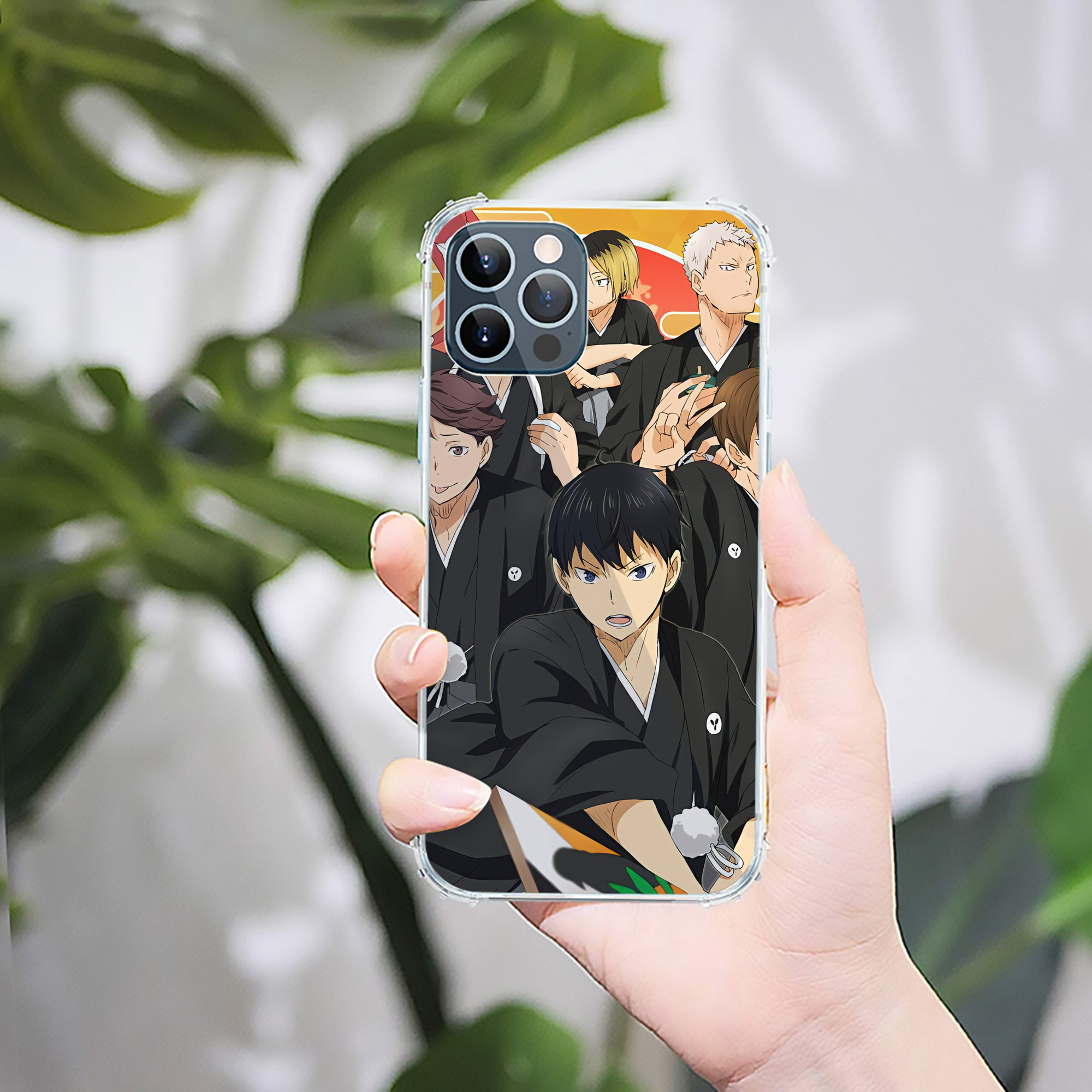 （画像用） ハイキュー!! Haikyu!! 【iPhone 12シリーズ対応】透明スマホケース（クリアソフトケース）